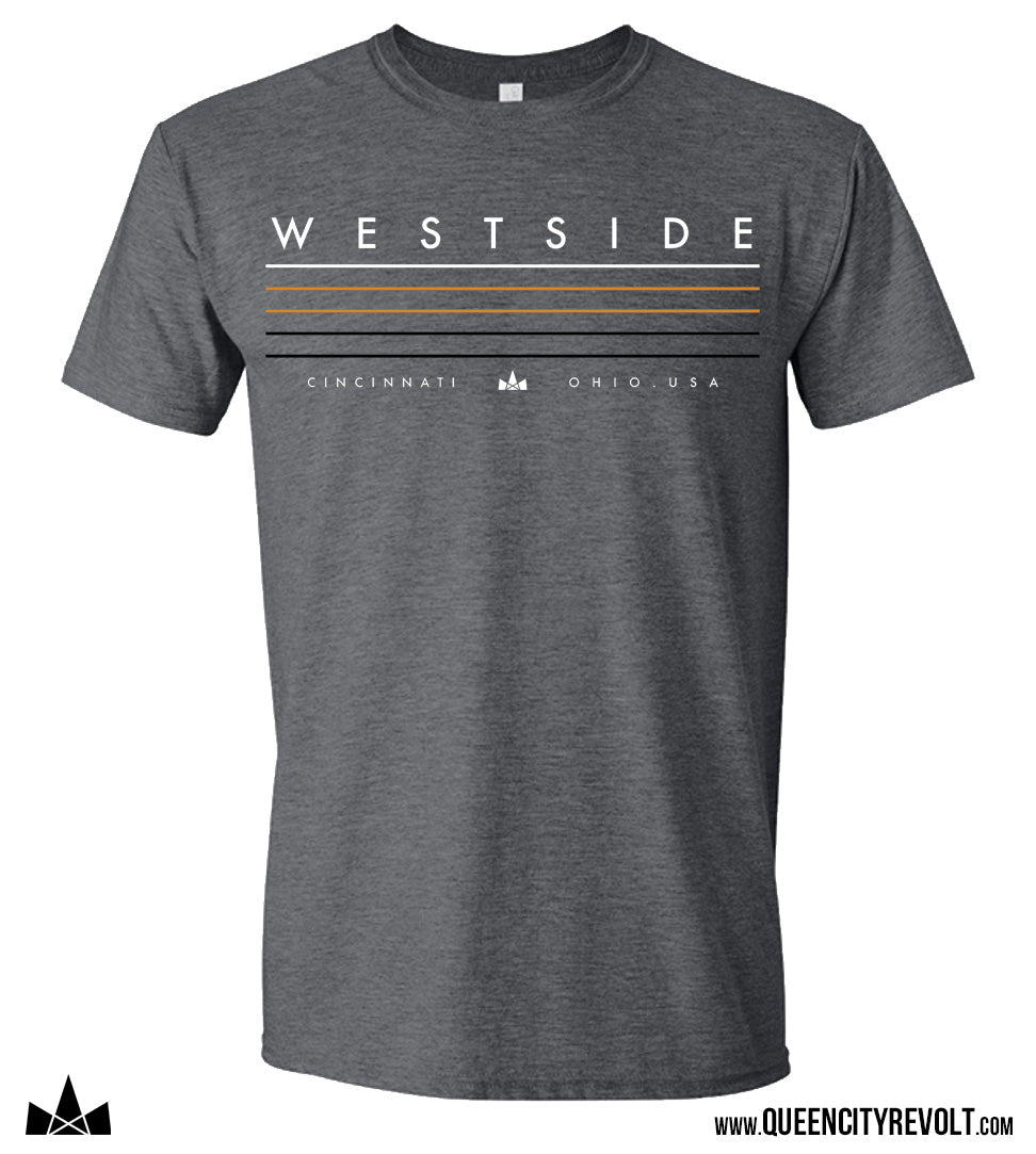 Westside Lines Tee, Grey