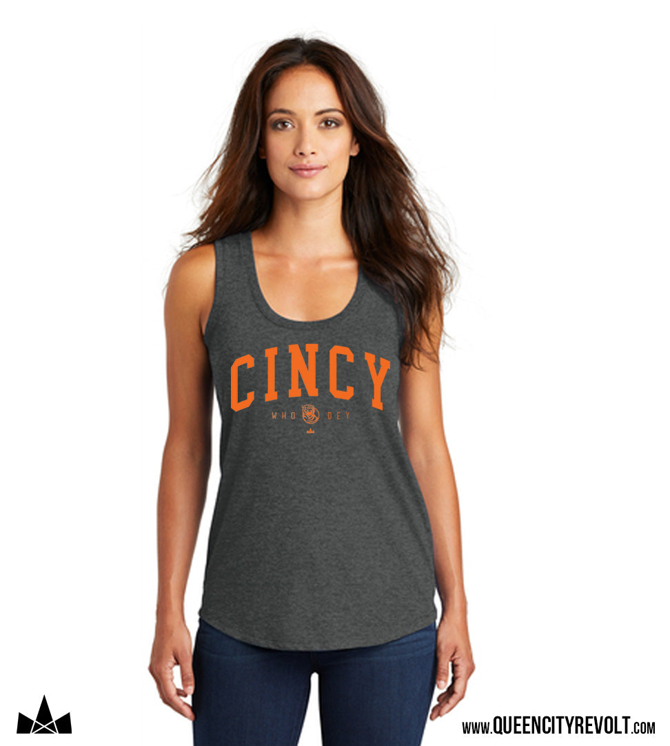 Cincinnati Football, Cincy Tank, Black Heather