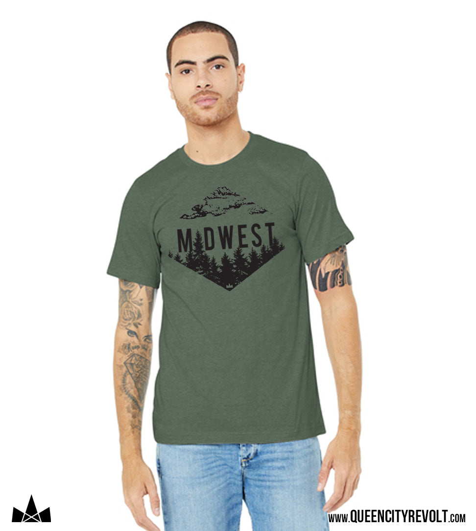 Midwest T-Shirt, Military Green