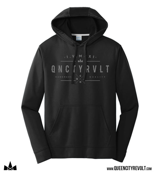 QCR Performance Hoodie, Black