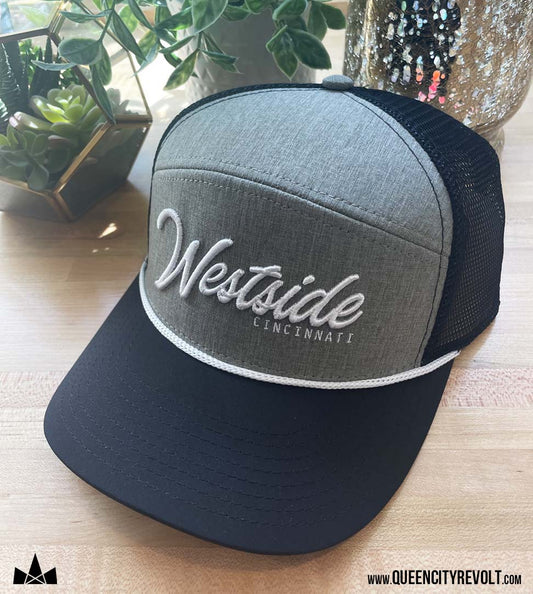 Westside Adult Snapback, Tan/White