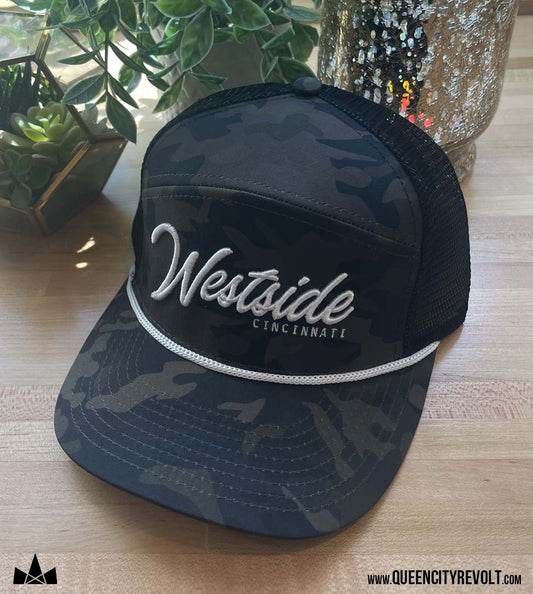 Westside Adult Snapback, Camo/White