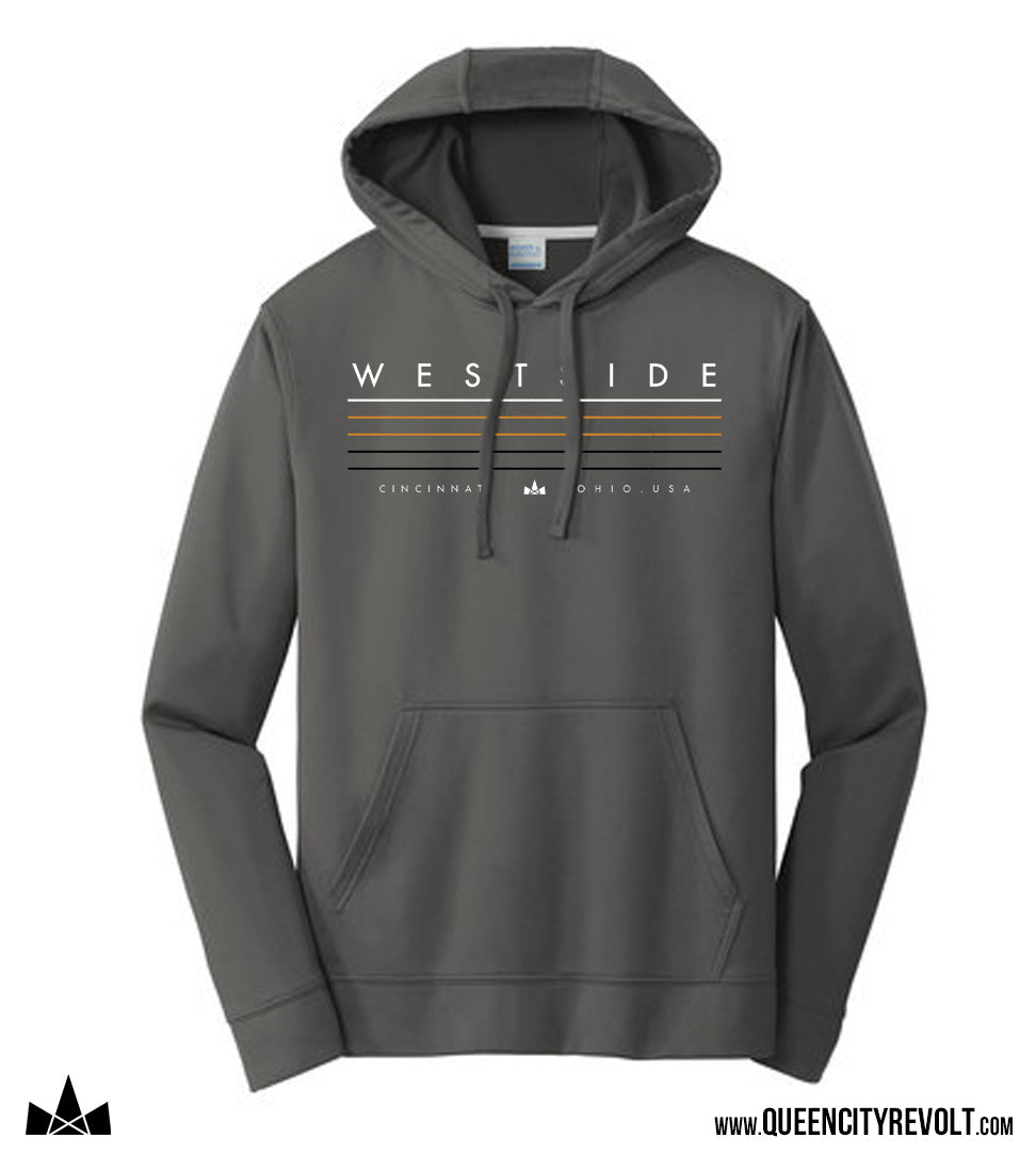 Westside Performance Hoodie, Dark Grey