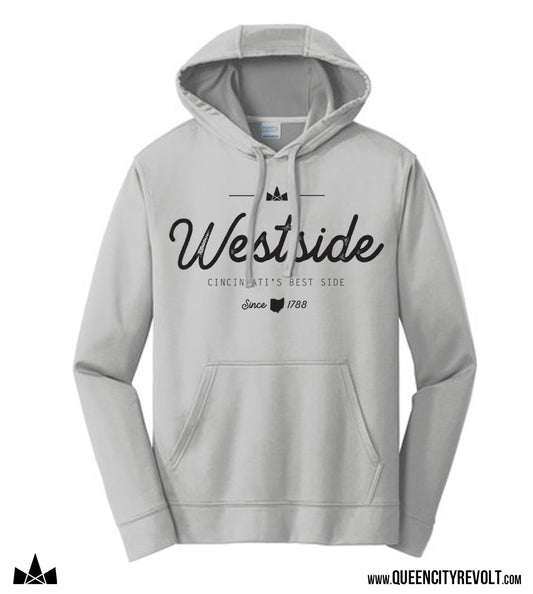 Westside Performance Hoodie, Light Grey