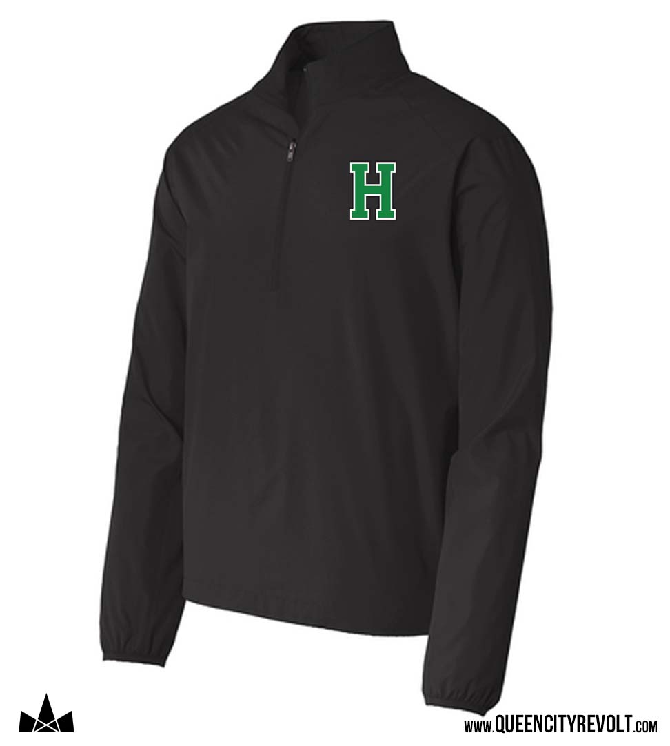 Harrison Adult 1/2 Zip Pullover, Black