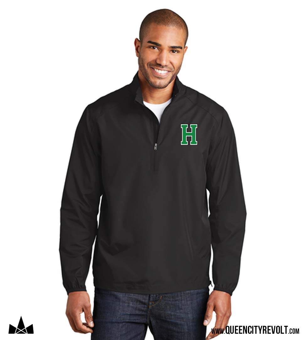 Harrison Adult 1/2 Zip Pullover, Black